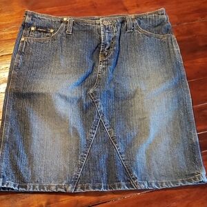 Squeeze Denim Pencil Skirt